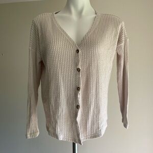 American Eagle Waffle Knit Top